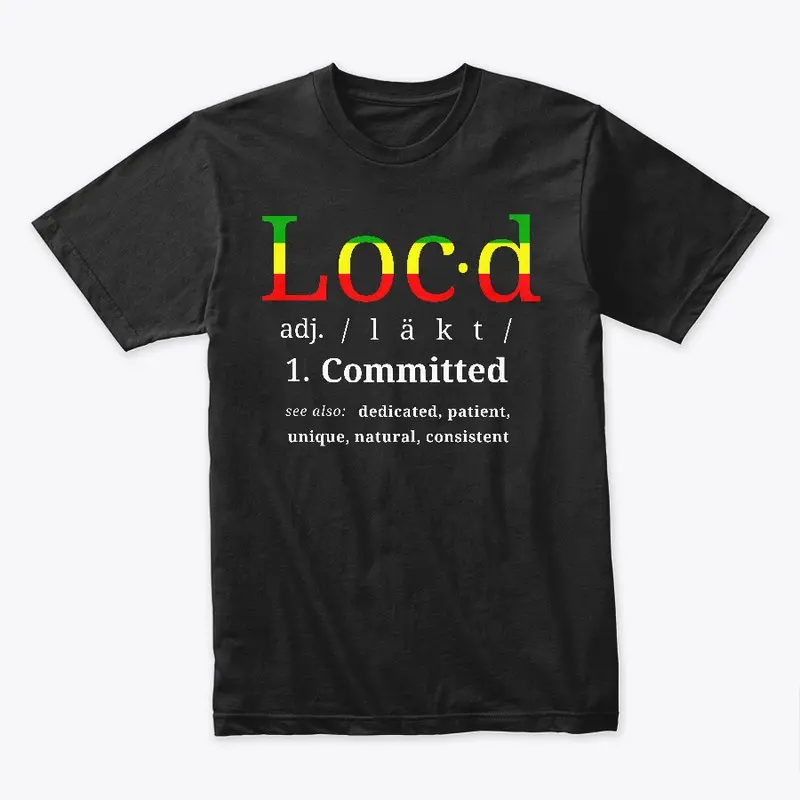 The original loc'd rasta loc t shirt