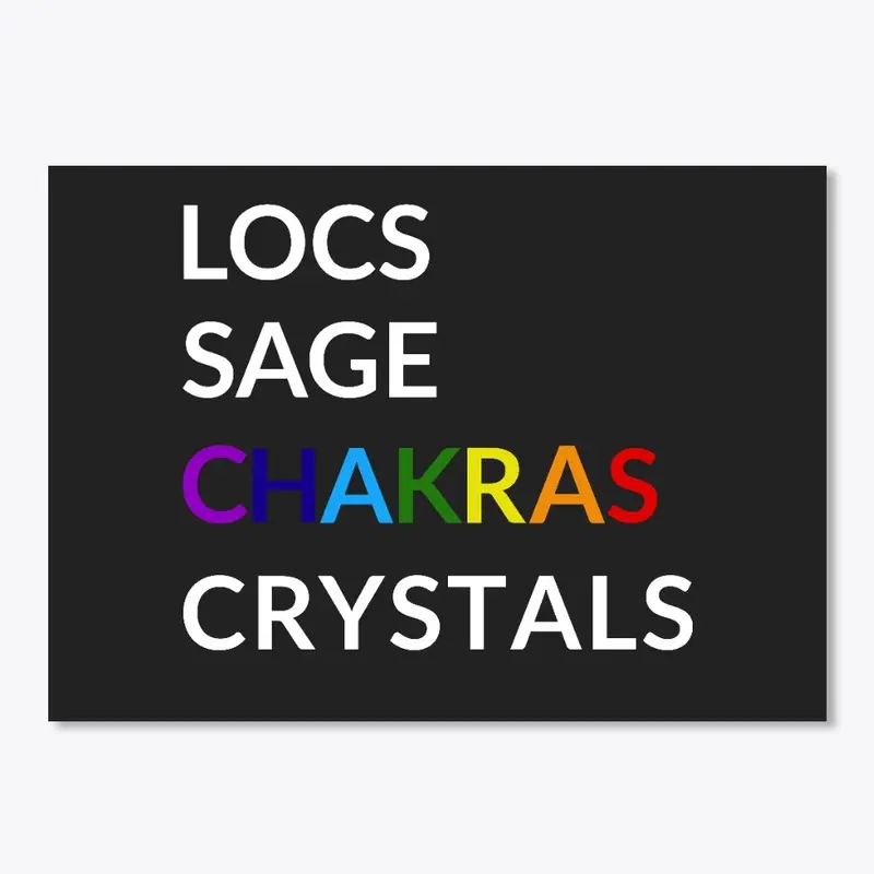 Locs Sage Chakras Crystals